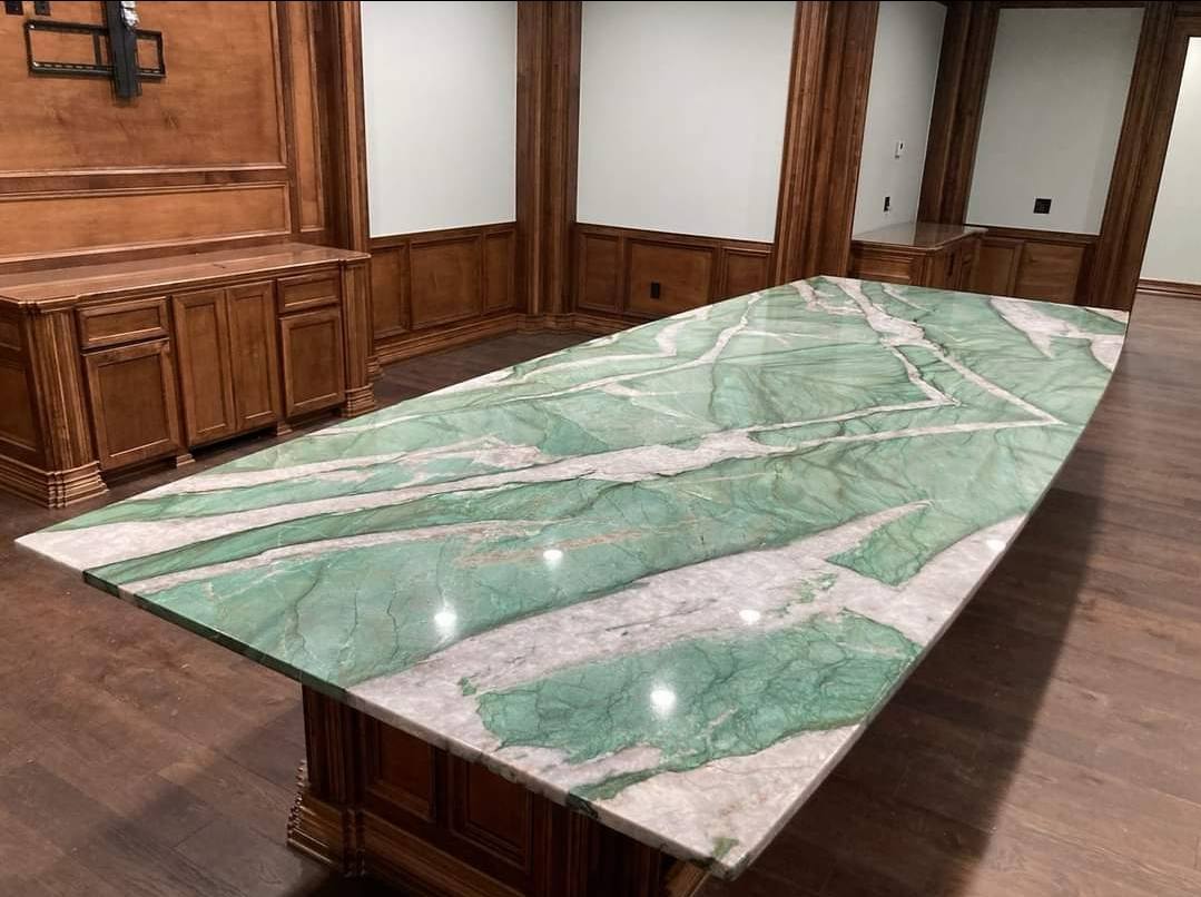 Green marble counter in Lawton OK